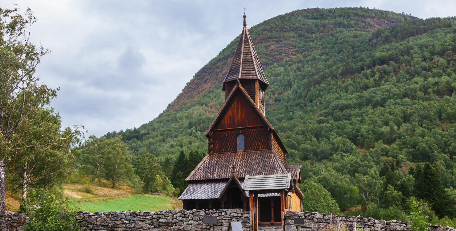 Image of Urnes Stave Church in Ornes, Norway, near Walaker Hotell, 1640, Member of Historic Hotels Worldwide since 2023, in Solvorn, Norway