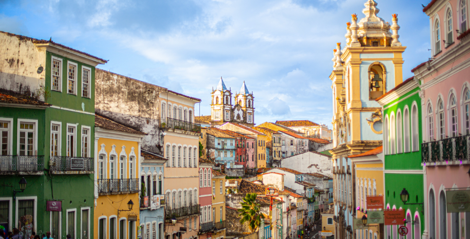 Explore the cobblestone streets of Pelourinho, a bewitching barrio with a fascinating history and rich cultural heritage that are every bit as colorful as its kaleidoscope of red-roofed colonial-style buildings.