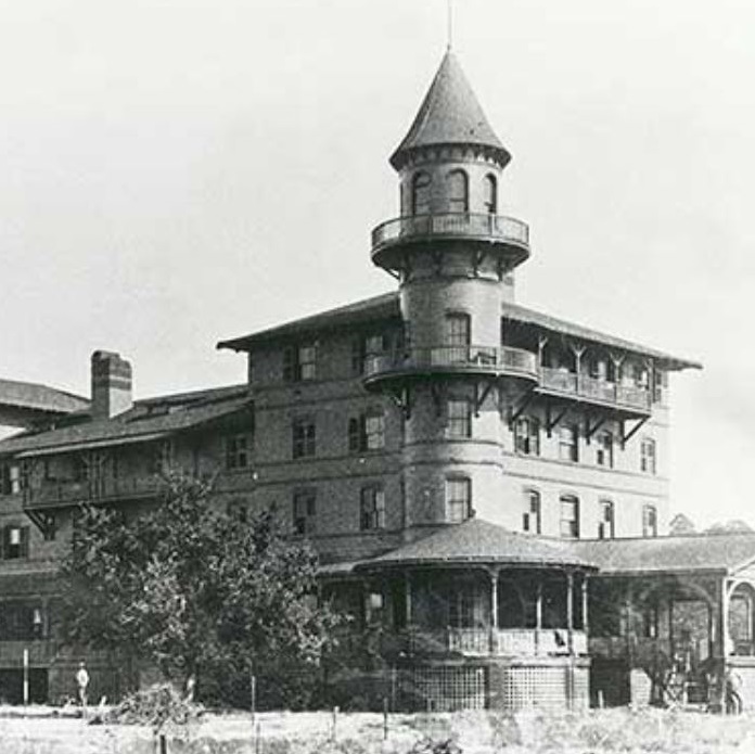 Historical Image of Clubhouse, Jekyll Island Club Resort, Member of Historic Hotels of America, in Jekyll Island, Georgia.