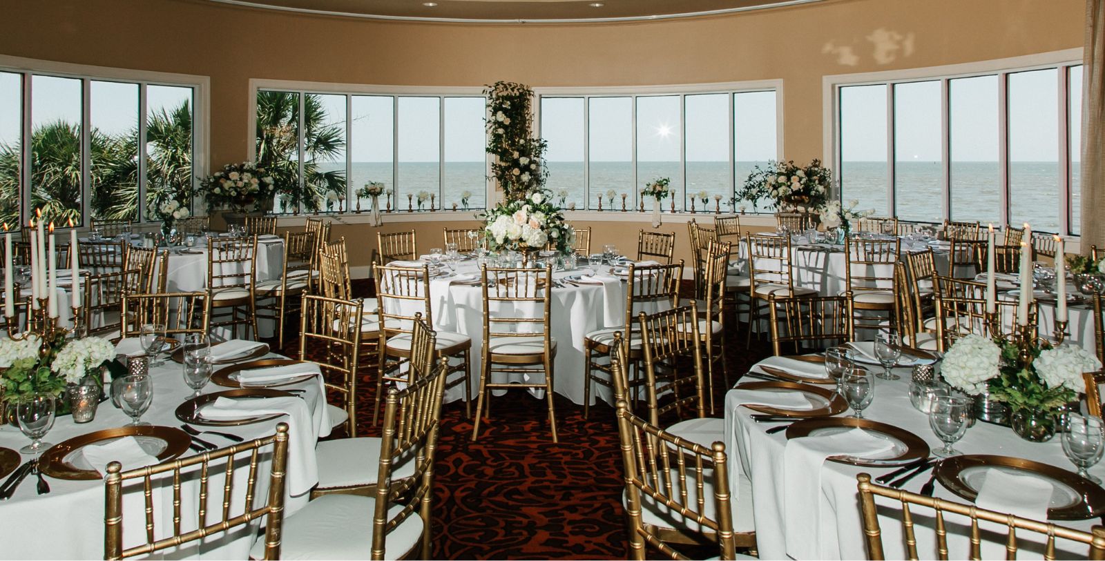 Image of Wedding Reception at The King and Prince Beach and Golf Resort, 1935, Member of Historic Hotels of America, on St. Simons Island, Georgia, Special Occasions