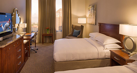 Two Queens Accessible Room at Hilton St. Louis Downtown at the Arch | St. Louis Missouri ...