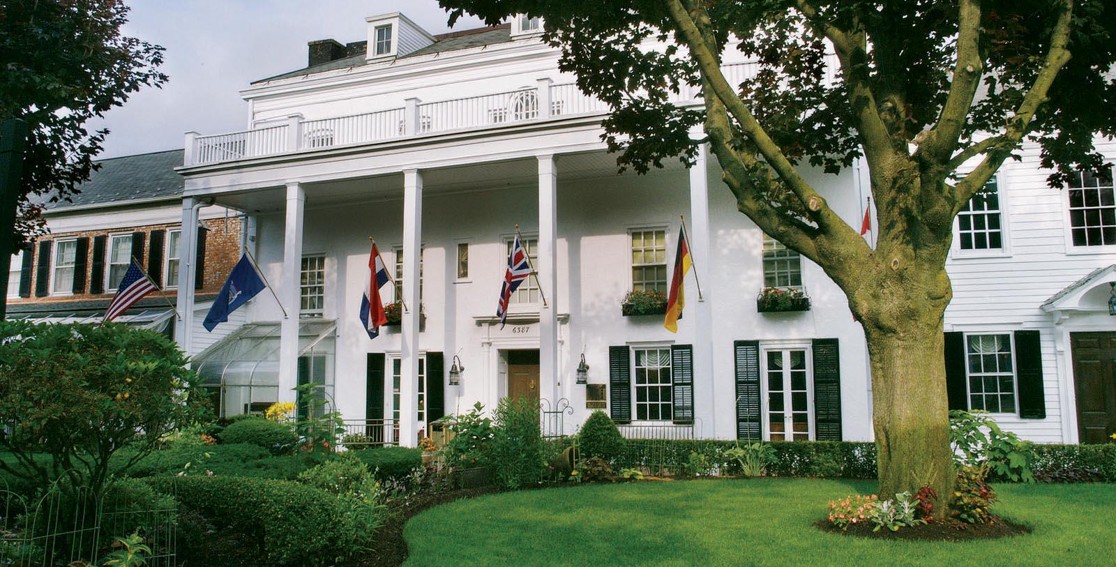 Image of Hotel Exterior at Beekman Arms and Delamater Inn, 1766, Member of Historic Hotels of America, in Rhinebeck, New York, Special Offers, Discounted Rates, Families, Romantic Escape, Honeymoons, Anniversaries, Reunions