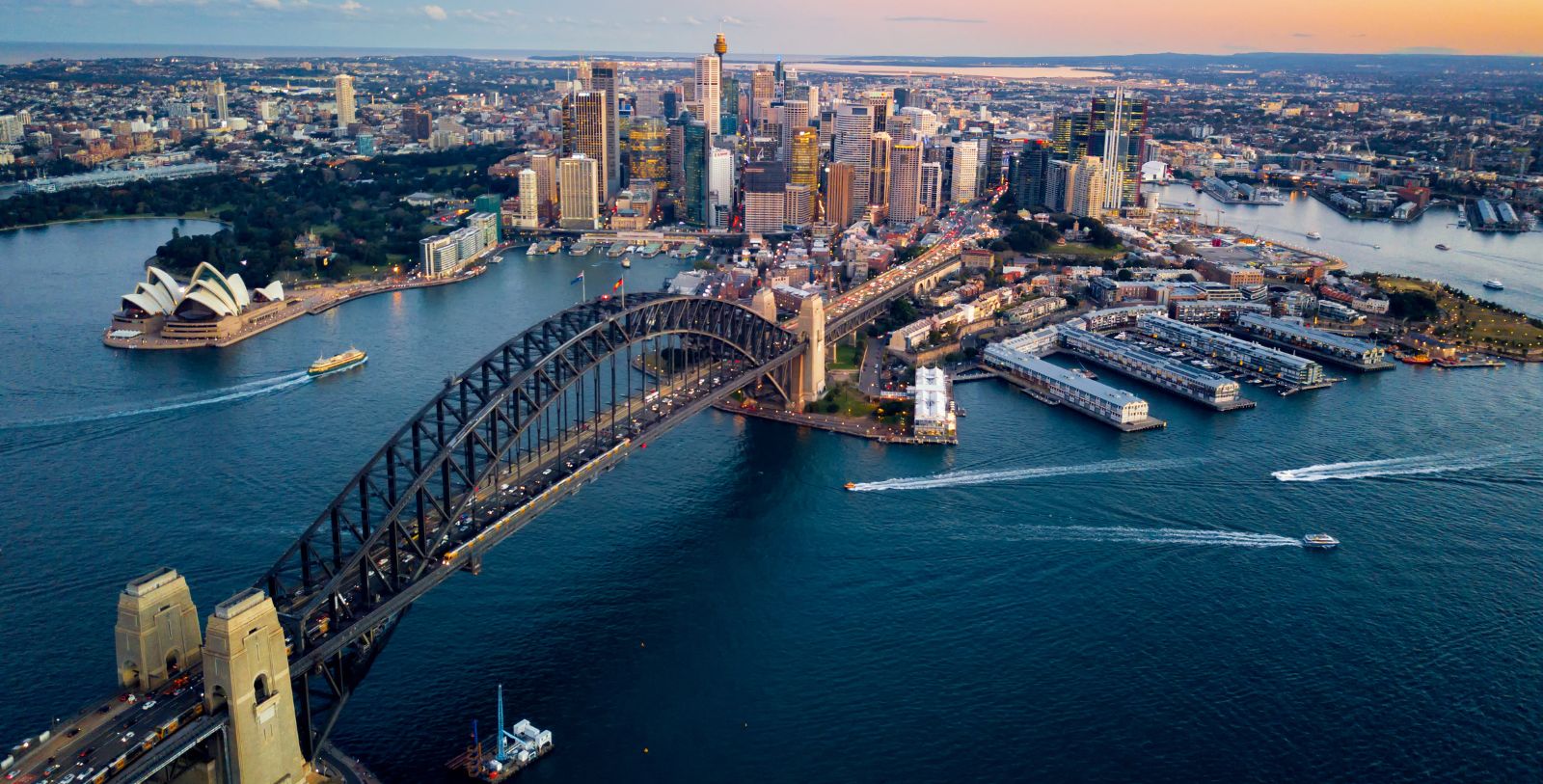 Experience a rush of adrenalin while taking a guided climb to the top of the world-famous Sydney Harbour Bridge.