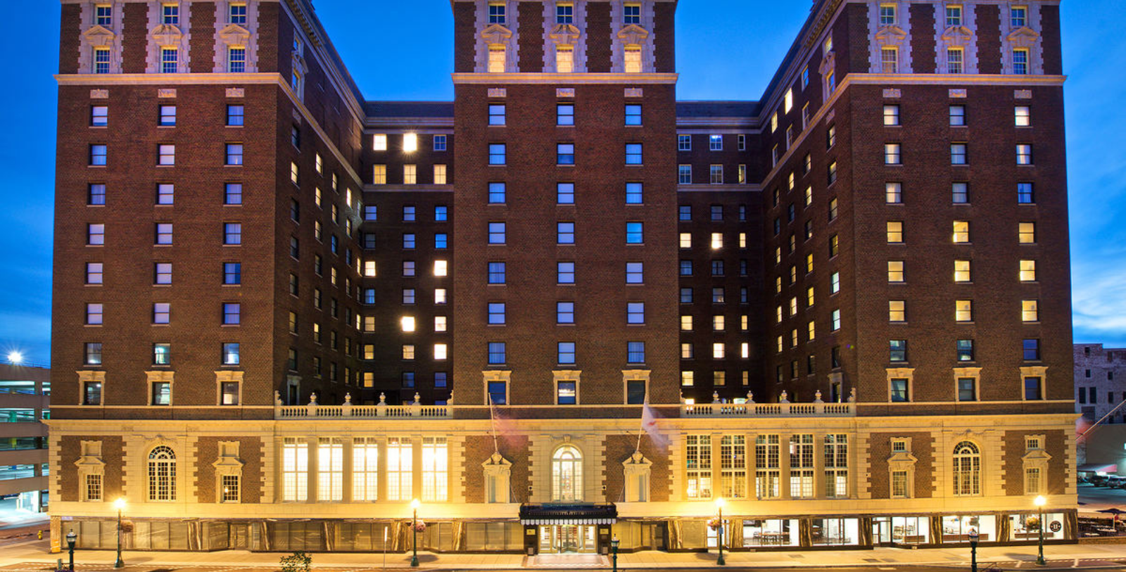 Image of Hotel Exterior, Marriott Syracuse Downtown, Syracuse, New York, 1924, Member of Historic Hotels of America, Overview