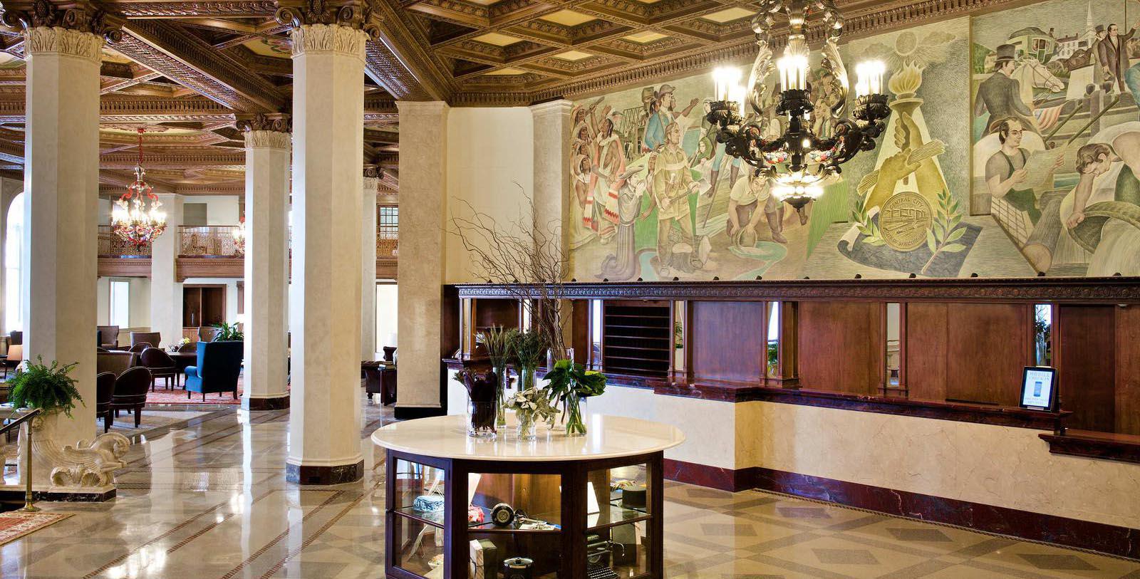 Image of Lobby, Marriott Syracuse Downtown, Syracuse, New York, 1924, Member of Historic Hotels of America, Discover