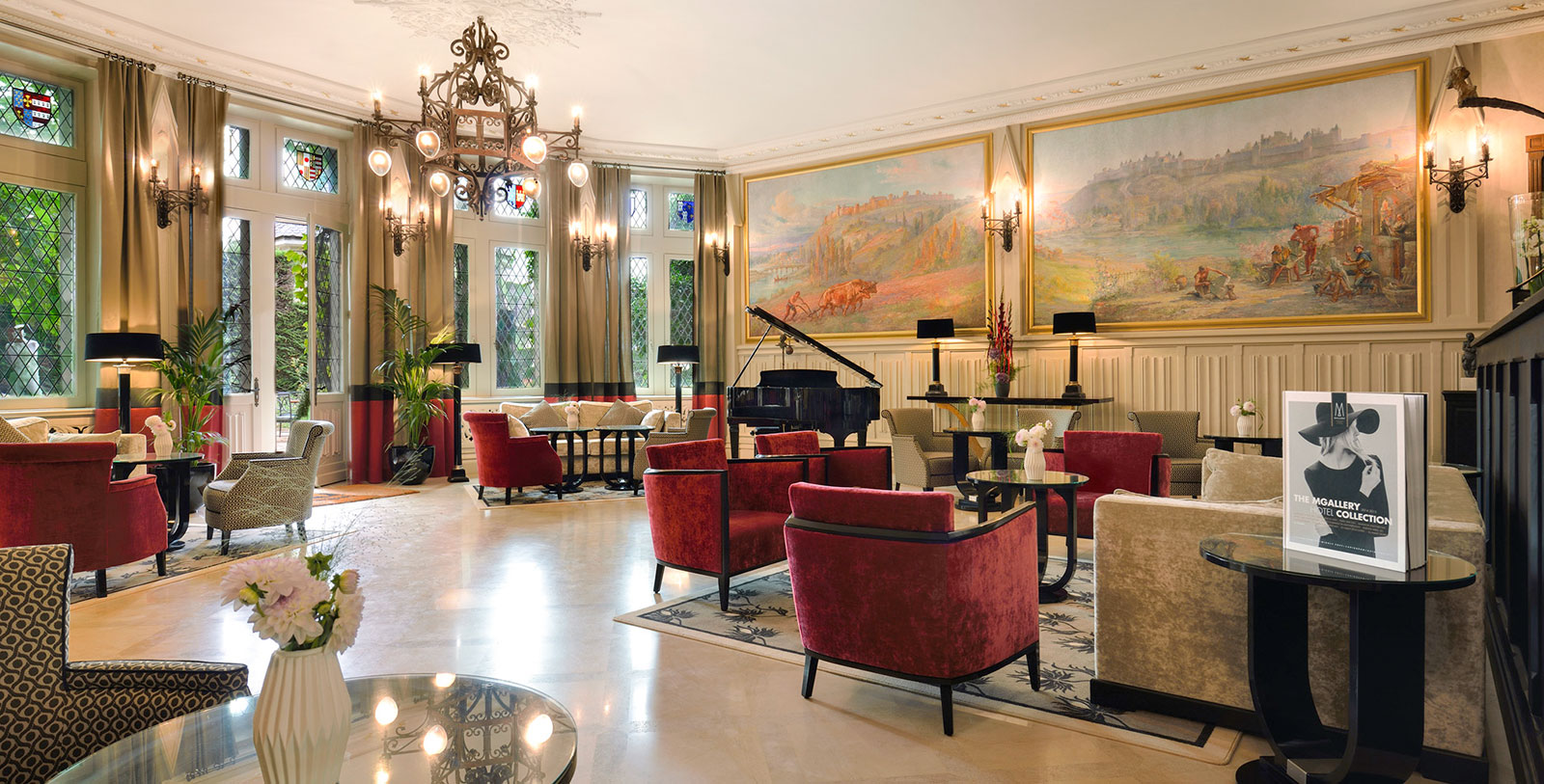 Image of Lobby at Hôtel de la Cité Carcassonne - MGallery by Sofitel, 1909, Member of Historic Hotels Worldwide, in Carcassonne, France, Explore
