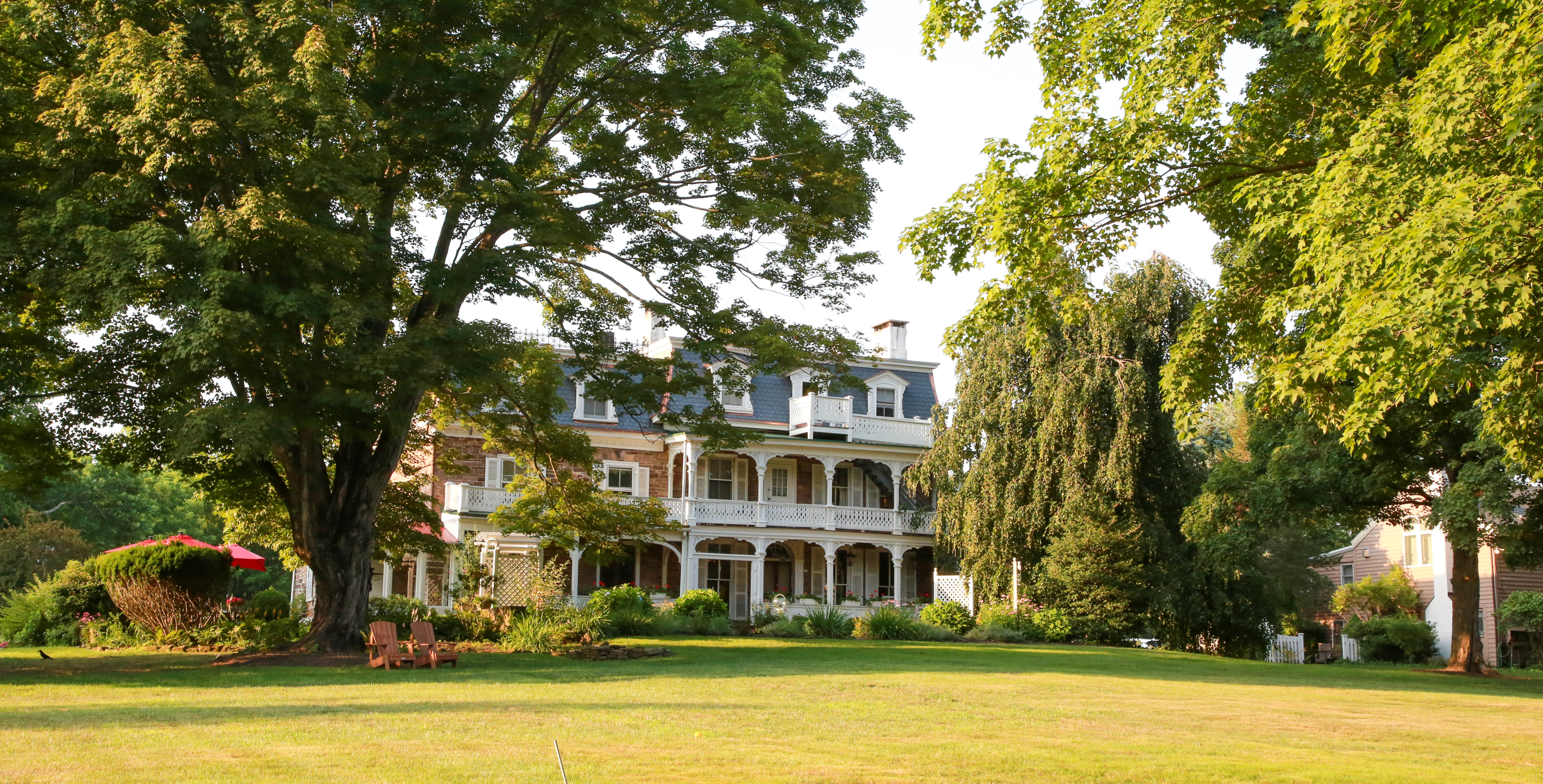 Image of Hotel Exterior of Woolverton Inn, 1792, a Member of Historic Hotels of America, Stockton, New Jersey