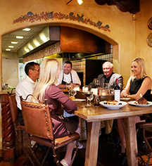 Dining at
Hacienda Del Sol Guest Ranch Resort
in Tucson