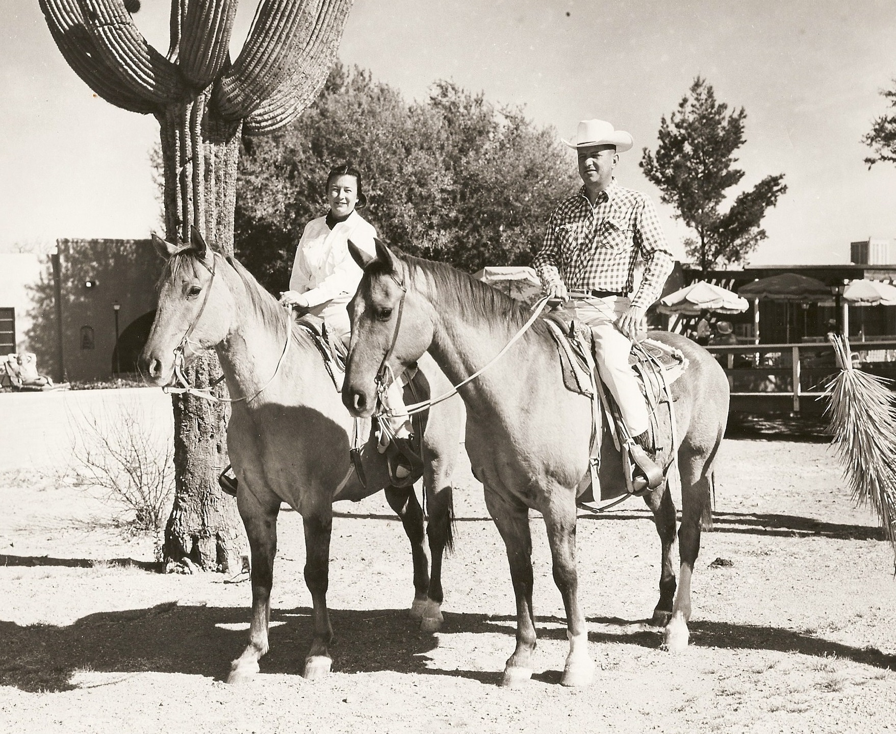 Historical Image of Allen and Cynthia Circa 1965, White Stallion Ranch, 1900, Member of Historic Hotels of America, 1900, in Tucson, Arizona.