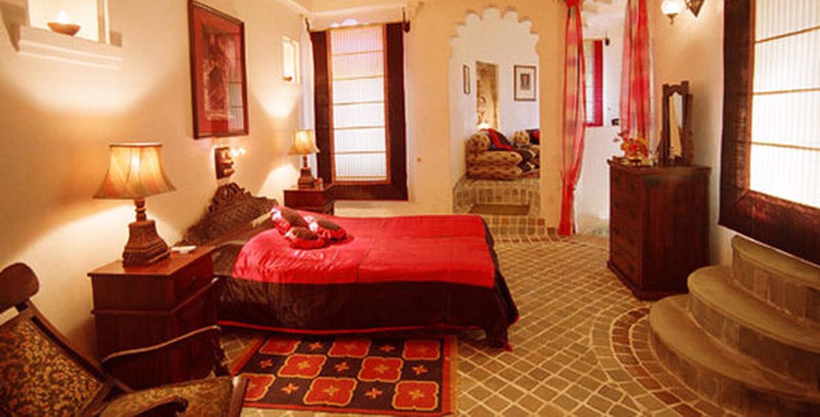 Image of Guestroom Interior Fort Seengh Sagar, 1670, Member of Historic Hotels Worldwide, in Deogarh, India, Accommodations