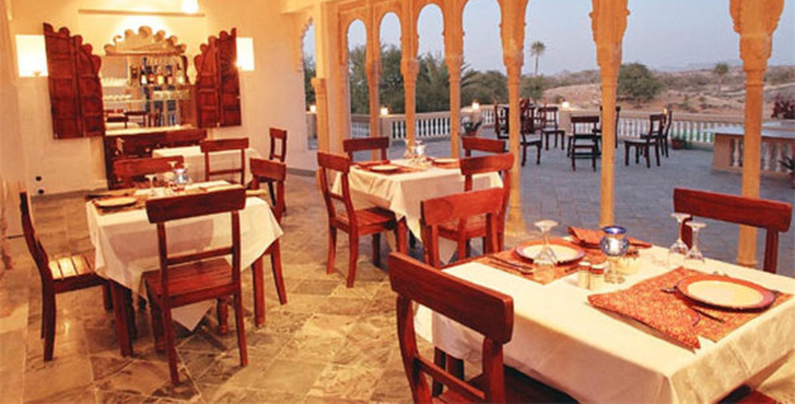 Image of Dining Area Fort Seengh Sagar, 1670, Member of Historic Hotels Worldwide, in Deogarh, India, Taste
