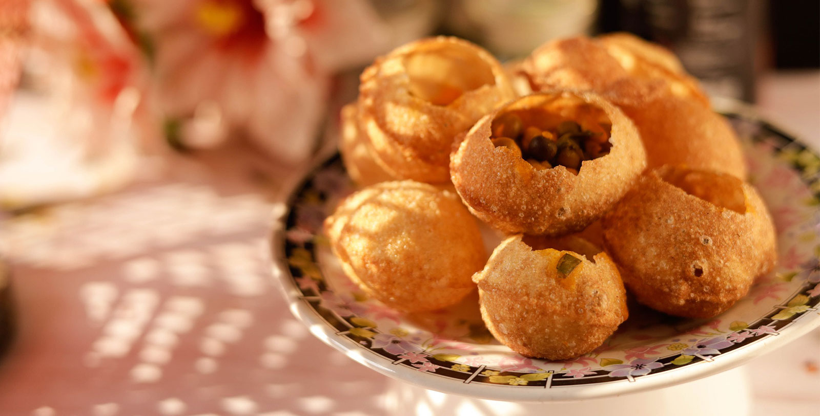 Taste some pani puri when out exploring the surrounding countryside.