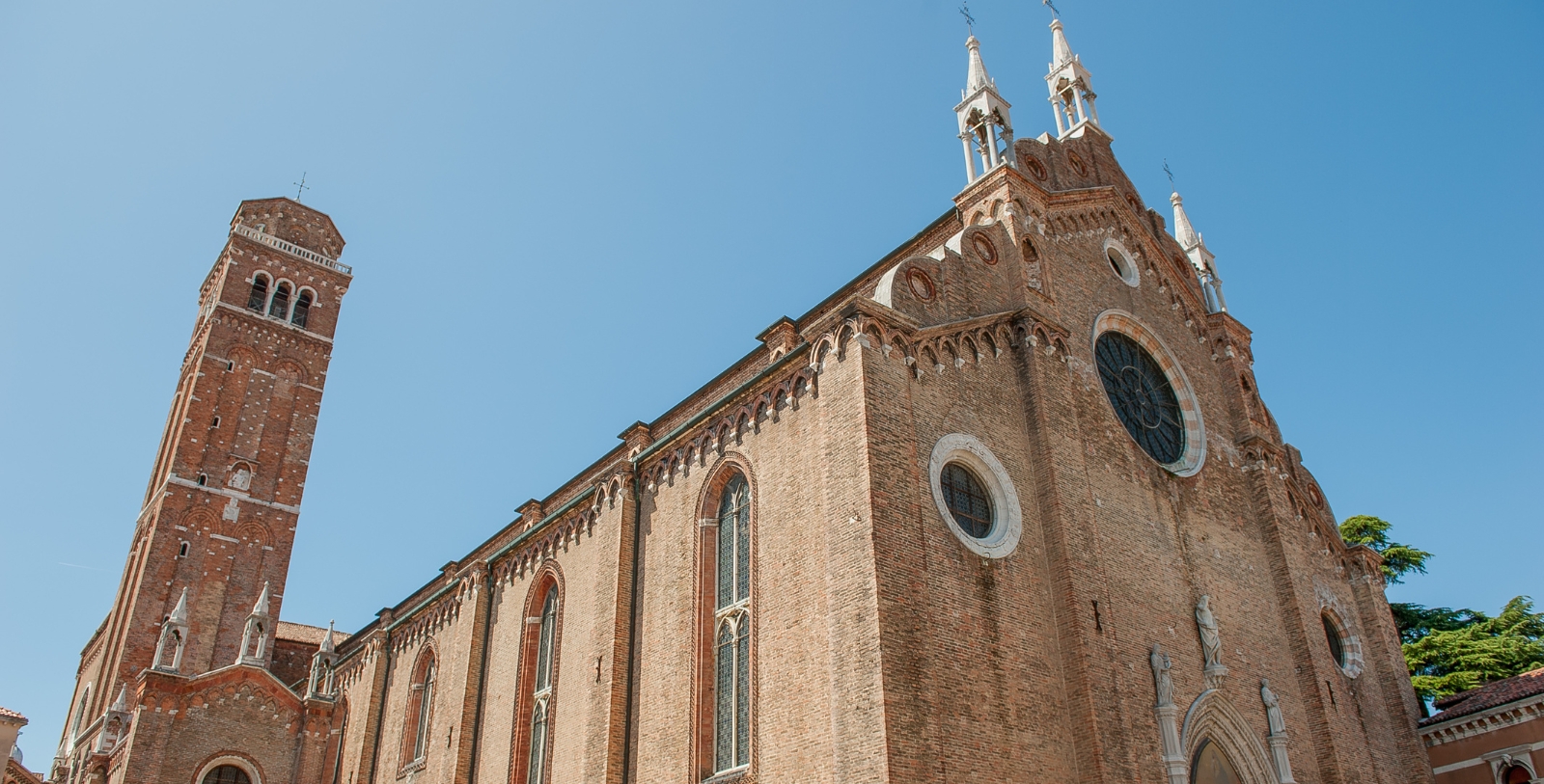 Explore the Santa Maria Gloriosa de Frari several blocks away.