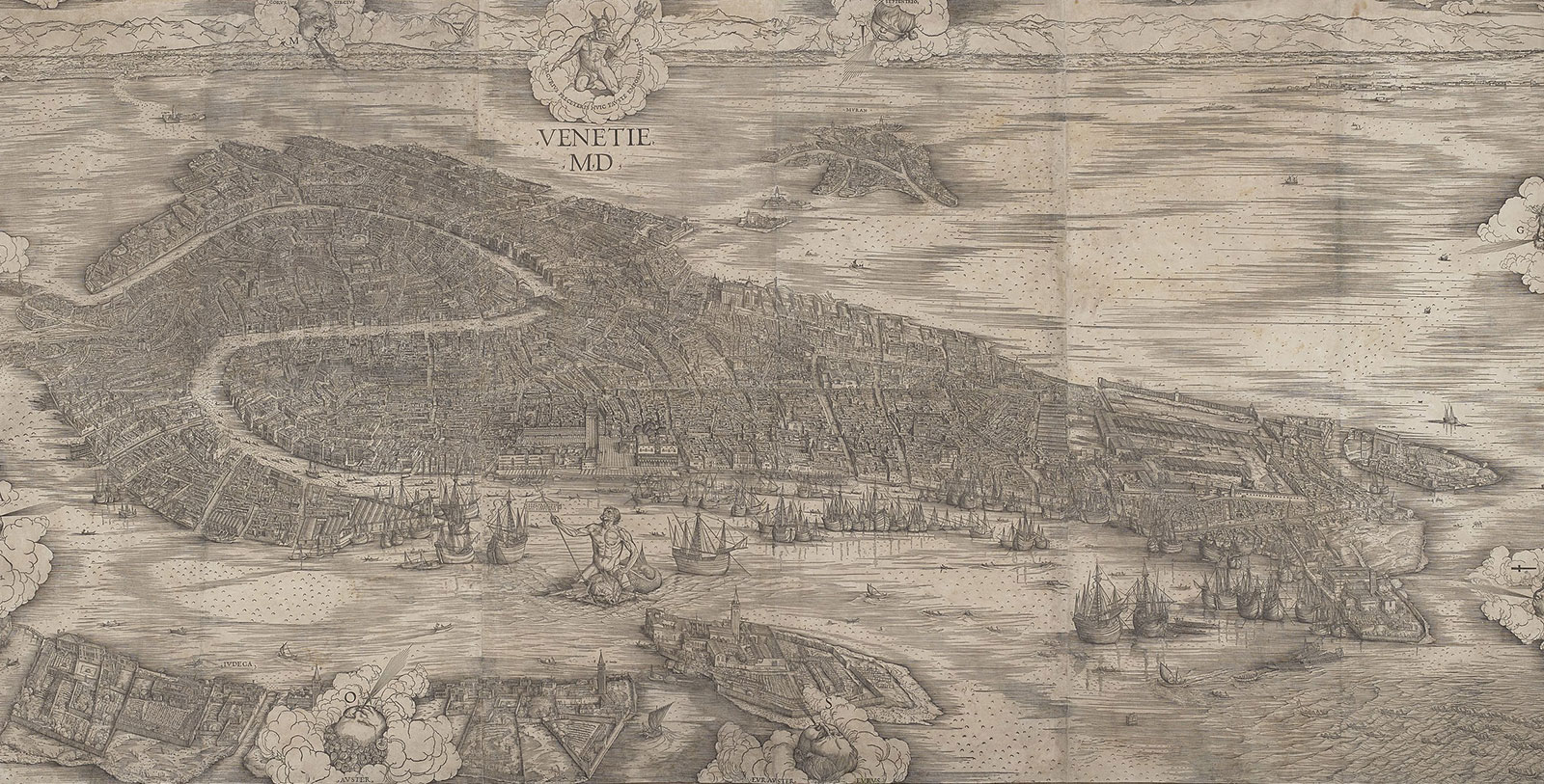 Jacopo de' Barbari's map, View of Venice, Metropole Hotel, 1500, Member of Historic Hotels Worldwide, Venice, Italy, History