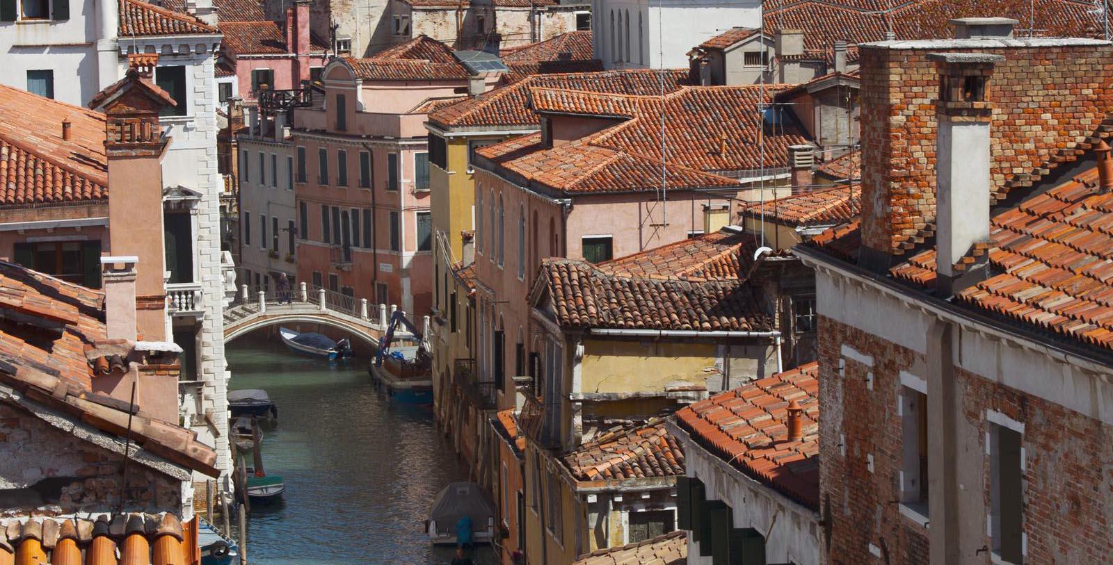 Image of Aerial view of Venice Metropole Hotel, 1500, Member of Historic Hotels Worldwide, in Venice, Italy, Discover