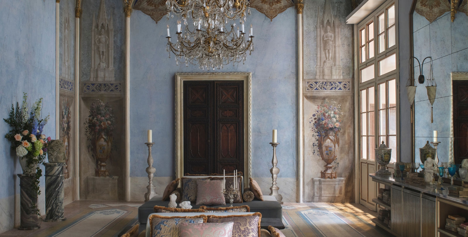 Image of Hotel Interior of Orient Express Venezia at Palazzo Donà Giovannelli, 1436, a Member of Historic Hotels Worldwide in Venice, Italy 