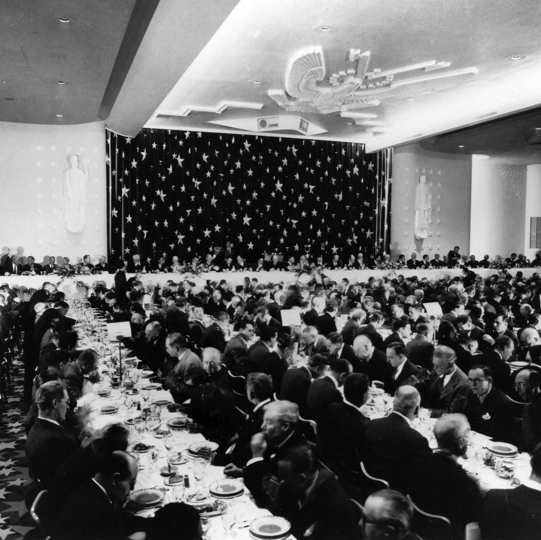 Historical Image of 1950's Presidential Ballroom, The Capital Hilton, 1943, Member of Historic Hotels of America, in Washington, D.C.