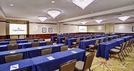 Venues & Services:
Capital Hilton
in Washington