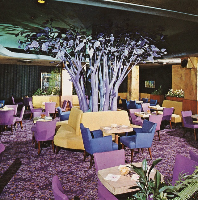 Historical Image of Purple Tree Lounge, Hamilton Hotel, 1851, Member of Historic Hotels of America, in Washington, D.C.