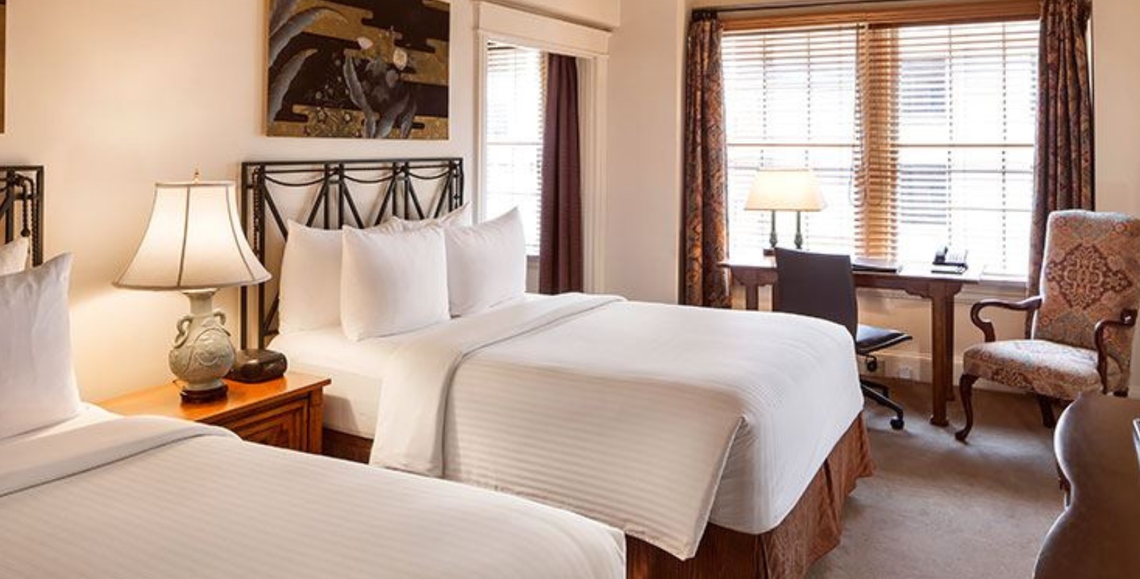 Image of Guestroom Interior, Hotel Lombardy in Washington, DC, 1929, Member of Historic Hotels of America, Accommodations