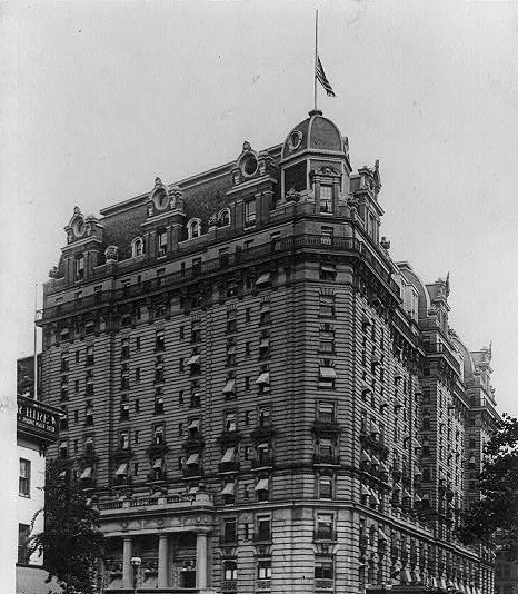 Historical Image of Exterior, The Willard InterContinental, 1847, Member of Historic Hotels of America, in Washington, D.C.