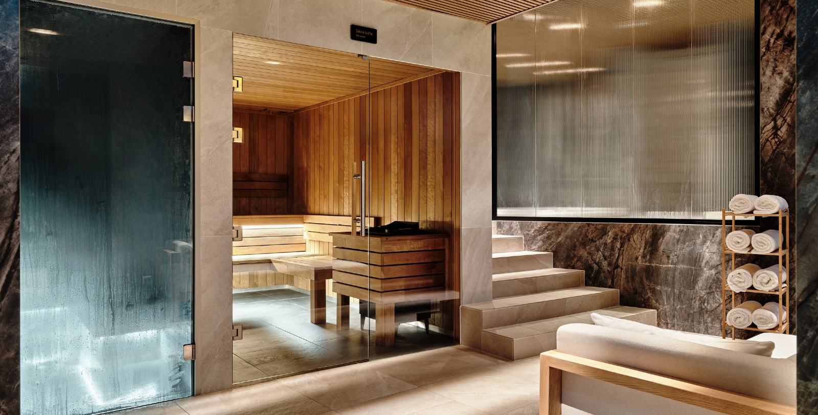 Image of hotel spa at Mövenpick Grand Hotel Wroclaw (1903), a Member of Historic Hotels Worldwide in Wroclaw, Poland.