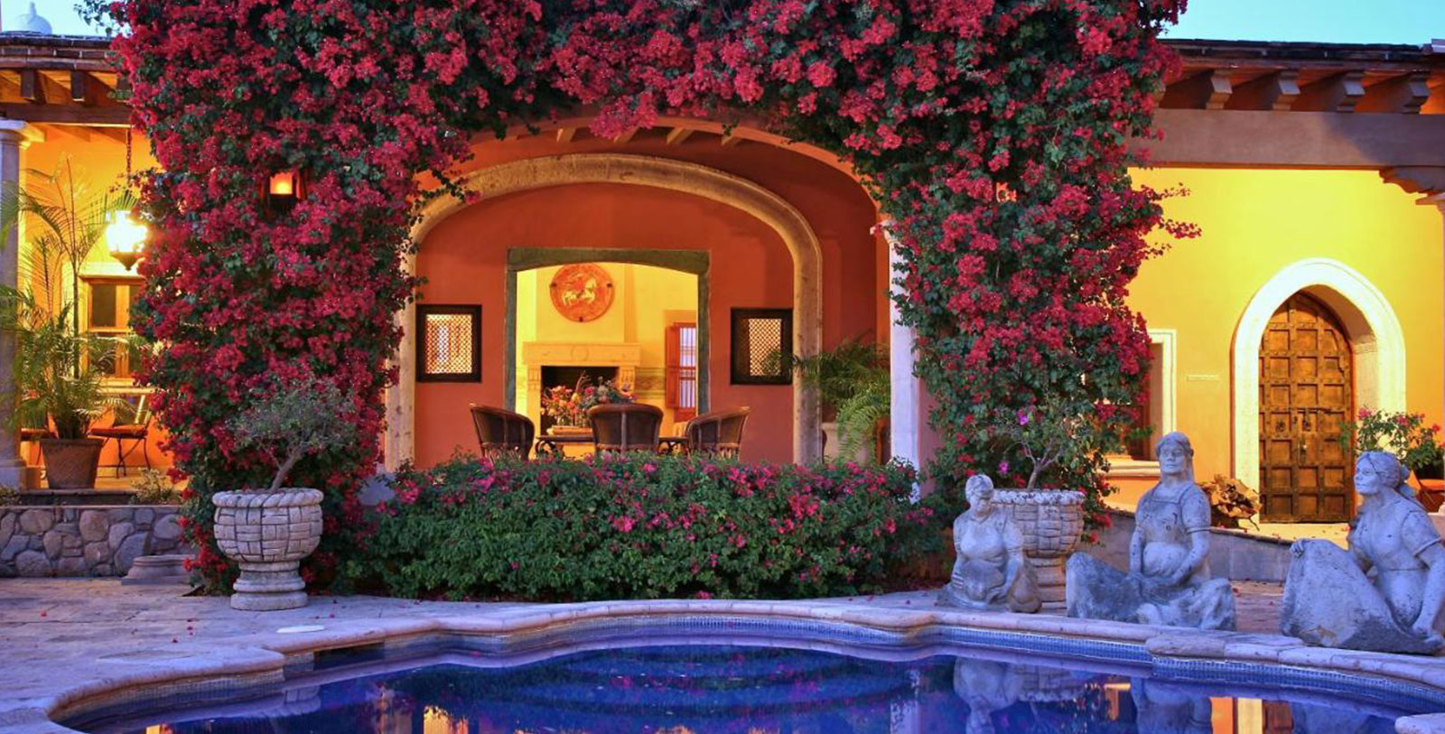 Image of Hotel Exterior and Pool, Hacienda de los Santos, Alamos, Mexico, 1685, Member of Historic Hotels Worldwide, Weddings