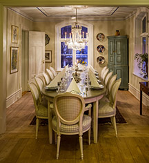 Dining at
Det Lille Hotel
in Risør