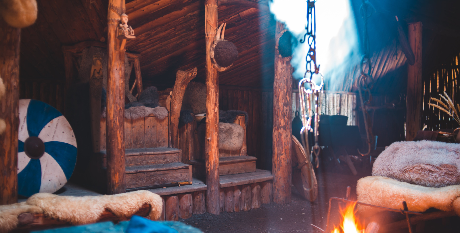 Experience the life of a Viking at a Viking settlement reenactment.