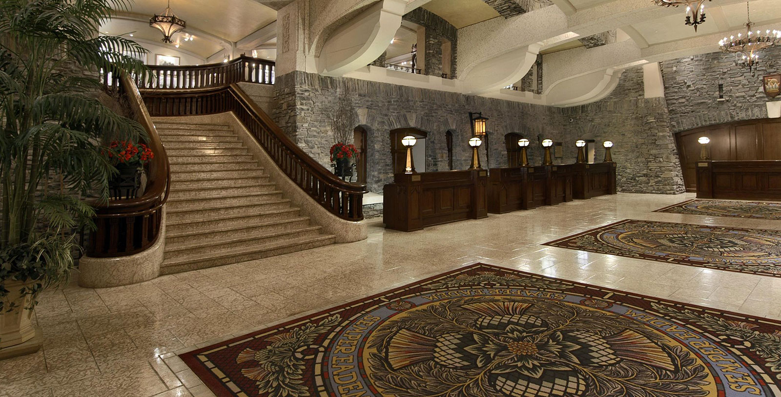 Image of Lobby at Fairmont Banff Springs, 1888, Member of Historic Hotels Worldwide, in Banff, Alberta, Canada, Hot Deals