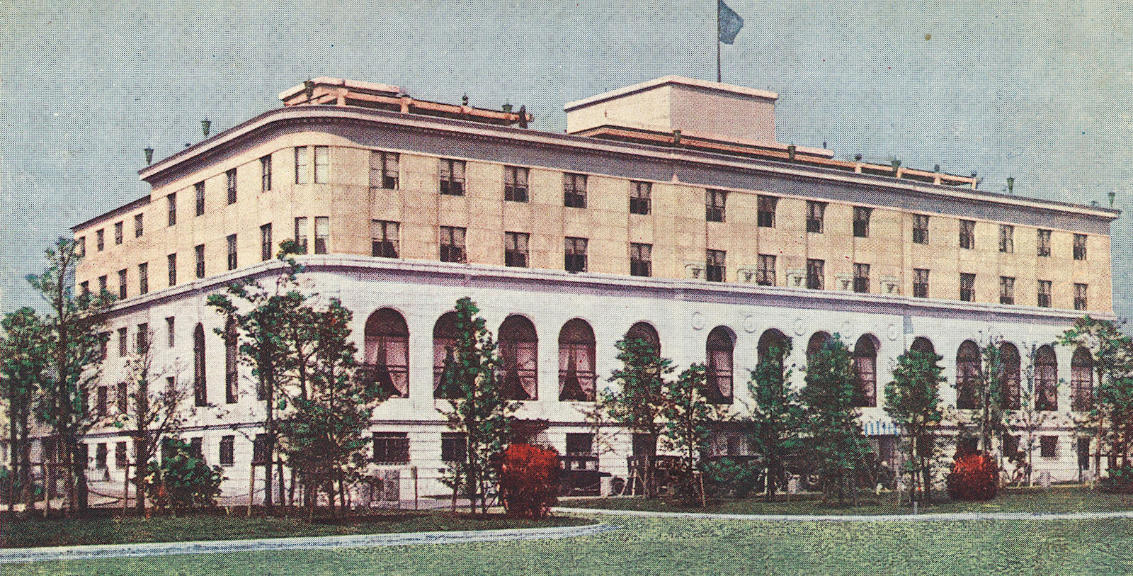 Image of Historic Exterior, Hotel New Grand, Yokohama, Japan, 1927, Member of Historic Hotels Worldwide, History