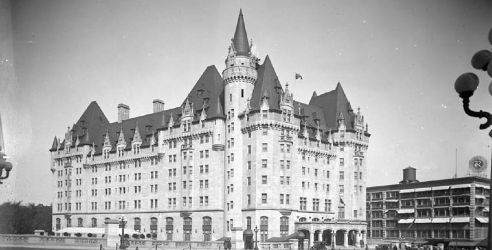 Image of Historic Exterior, Fairmont Chateau Laurier, 1912, Member of Historic Hotels Worldwide, Ottawa, Ontario, Canada