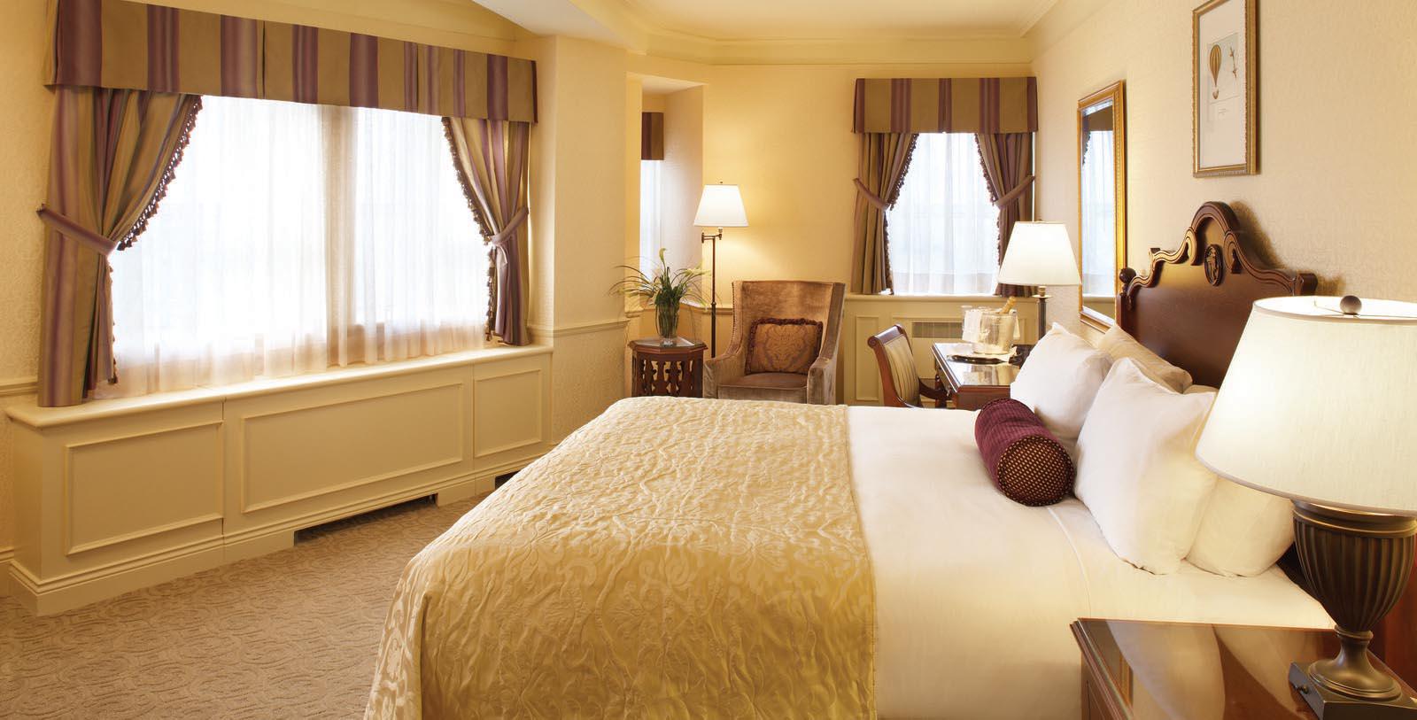 Image of Guestroom Interior Fairmont Le Château Frontenac, 1893, Member of Historic Hotels Worldwide, in Québec City, Quebec, Location