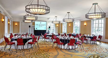 Venues & Services:
The Algonquin Resort
in St. Andrews By-The Sea