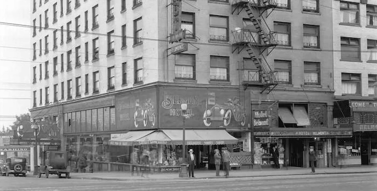 Historical Image of Exterior, Hotel Belmont Vancouver MGallery, 1911, Member of Historic Hotels Worldwide, in Vancouver, Canada