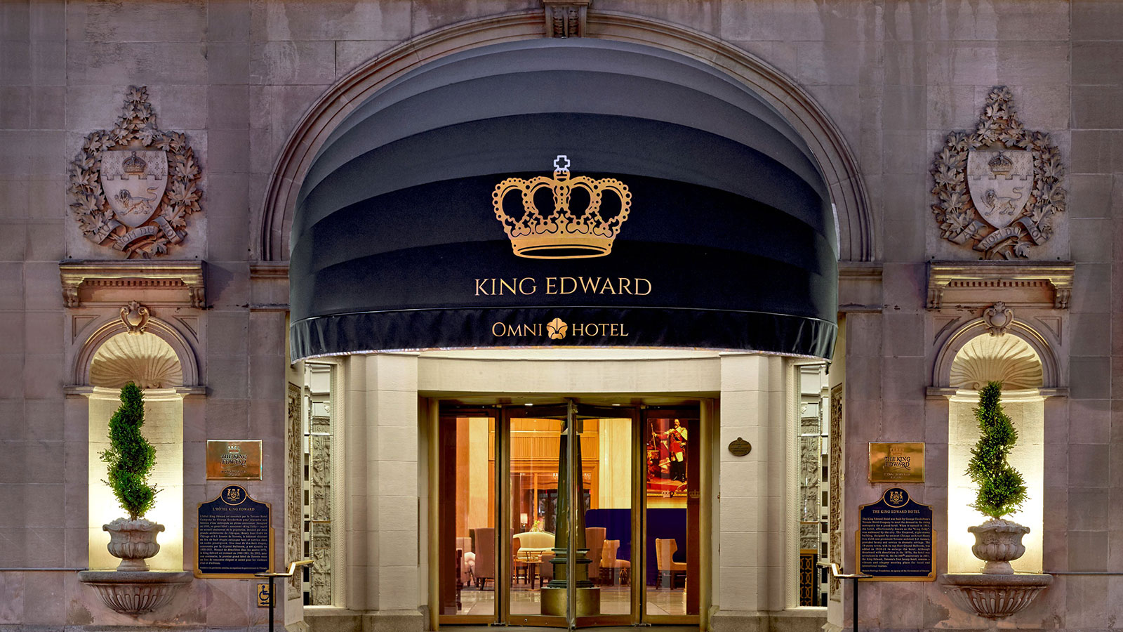 Image of Hotel Lobby at Omni King Edward, 1903, Member of Historic Hotels Worldwide, in Toronto, Ontario, Canada, Explore
