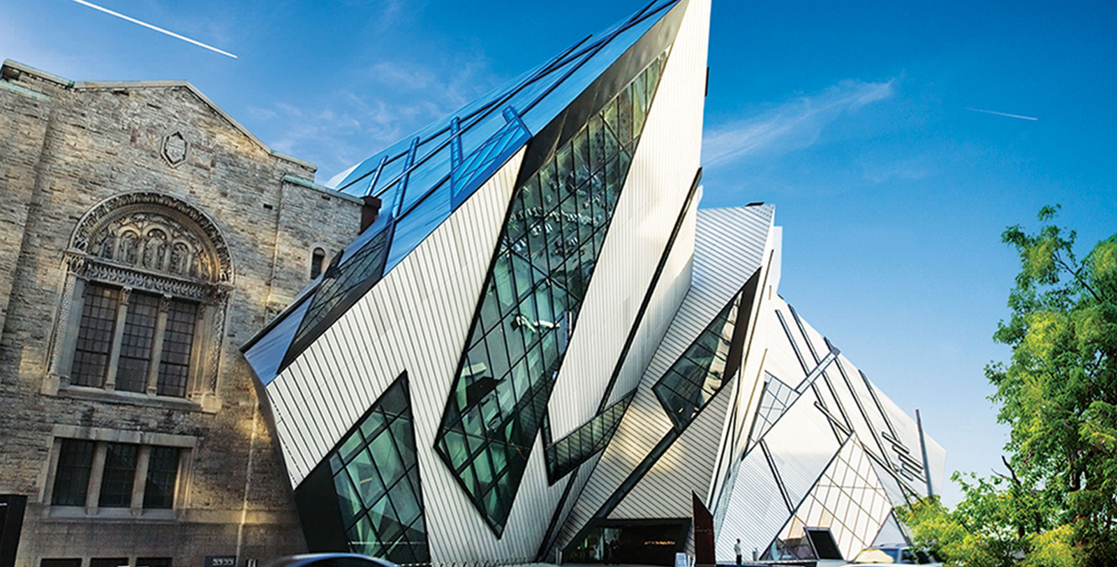 Explore the historic alleyways of the Royal Ontario Museum.