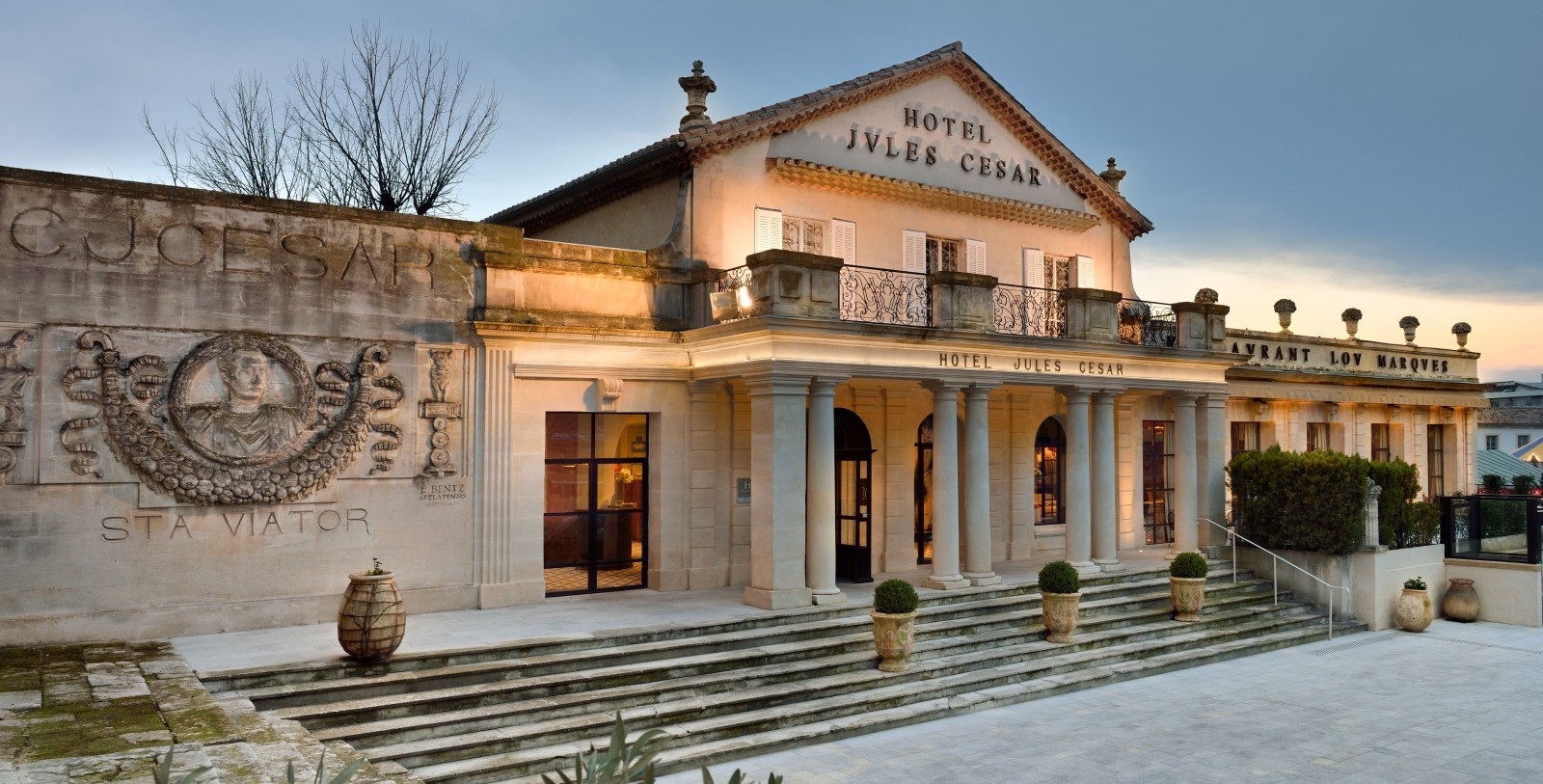 Image of Entrance Hôtel & Spa Jules César Arles – MGallery by Sofitel, 1661, Member of Historic Hotels Worldwide, in Arles, France, Overview