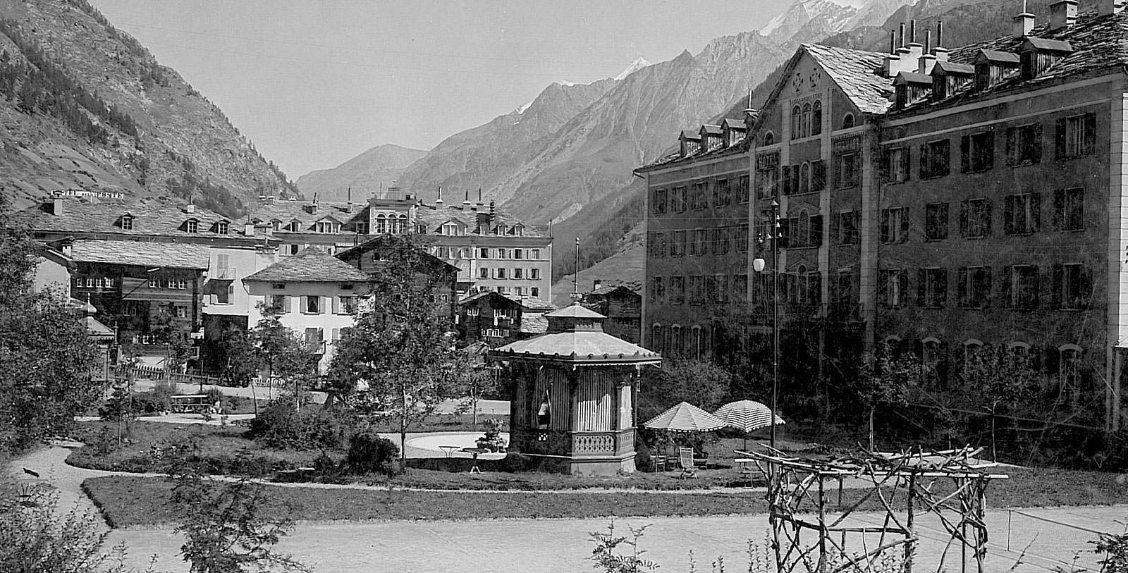 Image of Historic Exterior, Grand Hotel Zermatterhof, 1879, Member of Historic Hotels Worldwide, Zermatt, Switzerland, Discover