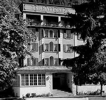 Historic photo of Grand Hotel Zermatterhof