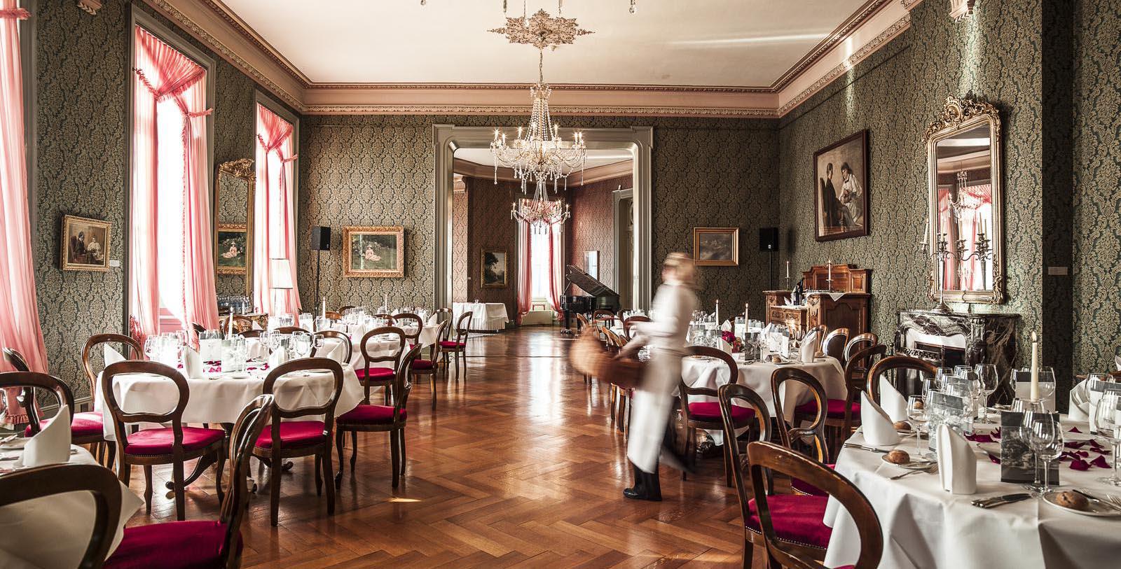 Image of Restaurant Les Cascades, Grandhotel Giessbach, Brienz, Switzerland, 1822, Member of Historic Hotels Worldwide, Experience