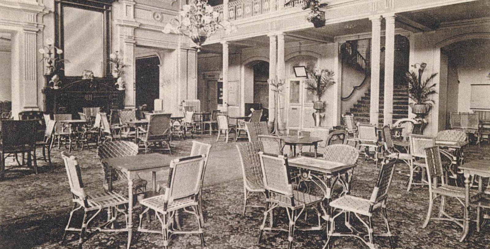 Historic Exterior of Grand Hotel des Bains in St. Mortiz, Switzerland