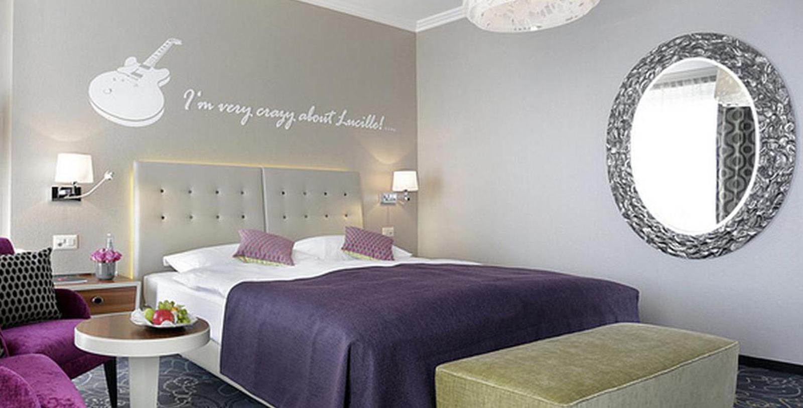 Image of Guestroom Interior, Hotel Schweizerhof Luzern, Switzerland, 1845, Member of Historic Hotels Worldwide, Location Map