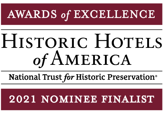 2021 Historic Hotels of America Awards of Excellence Nominee Finalist Logo