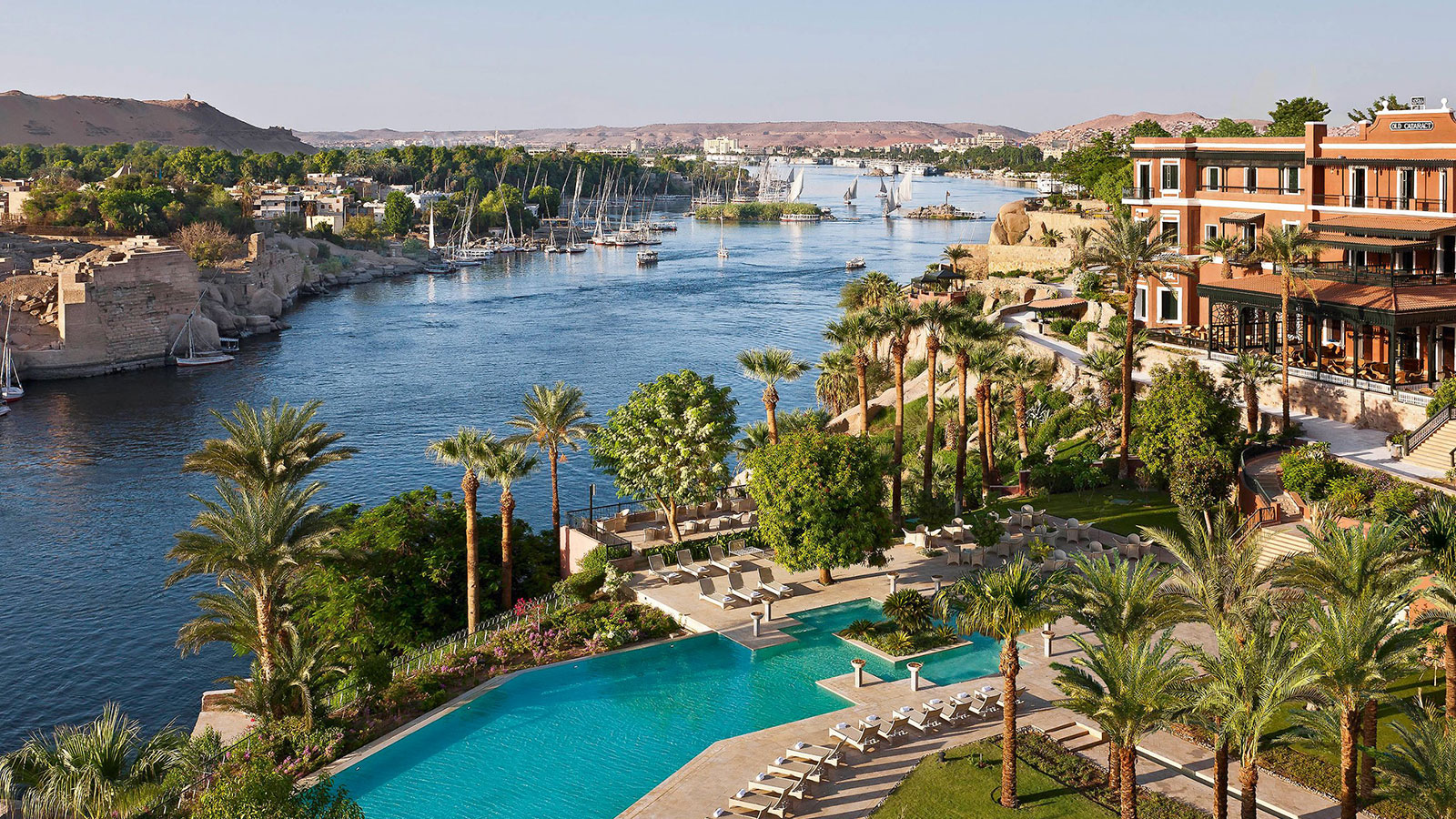 Discover the great Nile River just beyond this brilliant destination.