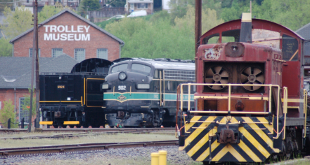Experience the rush of locomotives at the Pennsylvania Trolley Museum.
